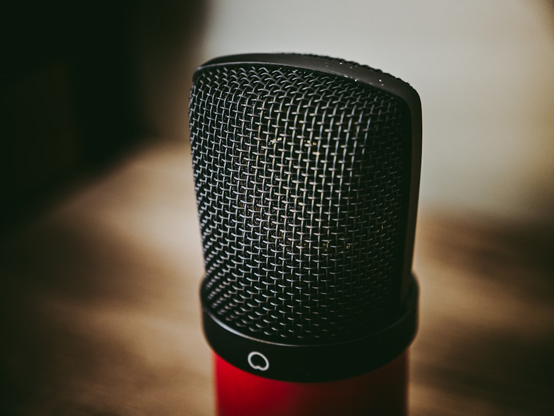 Radio microphone in the Verso Media studio